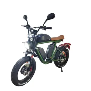 Bicicleta eléctrica 52V Dual Motor Bafang 2000W 79Ah Freno de aceite Suspensión completa Neumático grueso Marco de aluminio de largo alcance MTB todoterreno rápido