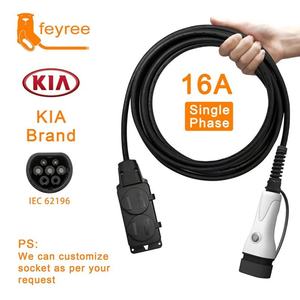Câble de charge et de décharge portable Feyree 3,5 kW 16 A Type 1 avec prise EU pour véhicules électriques Hyundai - Product Image 6