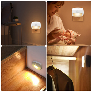 <span class=keywords><strong>Lampe</strong></span> de nuit sans fil à détecteur de <span class=keywords><strong>mouvement</strong></span> LED Détecteur de <span class=keywords><strong>mouvement</strong></span> Plug In Chambre à coucher Escalier Placard de chevet <span class=keywords><strong>Lampe</strong></span> de nuit 220V alimentée par batterie - Product Image 5