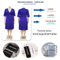 Robes tendance grande taille pour femmes, décontractées et élégantes, à lacets, manches mi-longues, col en V, ourlet asymétrique, robes africaines pour femmes