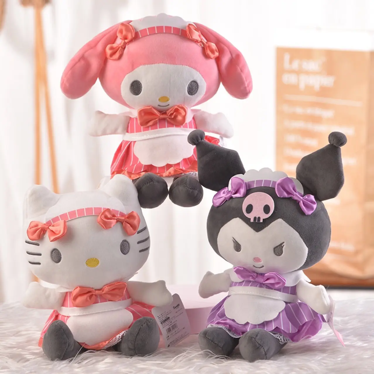 Kt Katzenpuppe Hi Kätzchen Plüschtiel die Kätzchen Plüschtiele rosa osternstuff Kitty gefüllte Puppen Kätzchenkissen Geschenk Mein Melodie-Plüschtiel