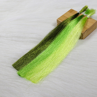 Fluorofaser-Fliegenbindematerial, Synthetik und Flash-Tinsel für Hechtköder, Streamer, Salzwasser-Minnow-Tube-Fliegen, Faser