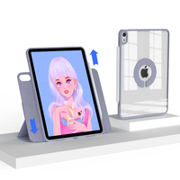 Nouvelle coque hybride en silicone liquide de luxe personnalisée, magnétique, antichoc, pour iPad 10e génération