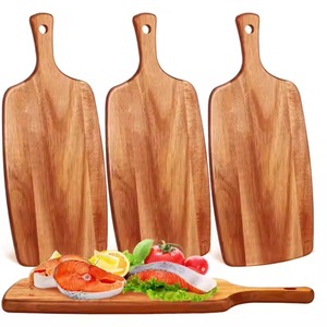 Tablas de Cortar Rectangulares de Madera Dura, Grandes y Pequeñas, Fáciles de Limpiar, Bloques de Cocina para Rebanar y Picar - Product Image 1
