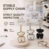 Breloque de sac en métal motif dessin animé pour femme, pendentif mignon inspiré d'Instagram, accessoires de mode pour clés de voiture, cadeau souvenir