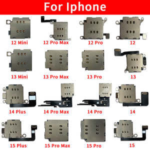 Pièces de réparation de téléphone portable plateau de lecteur de <span class=keywords><strong>carte</strong></span> Sim câble flexible de fente de support de <span class=keywords><strong>carte</strong></span> mémoire Micro SD pour <span class=keywords><strong>Iphone</strong></span> 15 14 <span class=keywords><strong>13</strong></span> 12 Pro Max Mini - Product Image 3