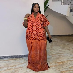 Nouvelle Robe Longue Bubu Africaine Imprimée pour Femme, Tendance 2026, en Polyester Respirant, Ample et Décontractée, Style Ethnique, Idéale pour les Fêtes Estivales - Product Image 2
