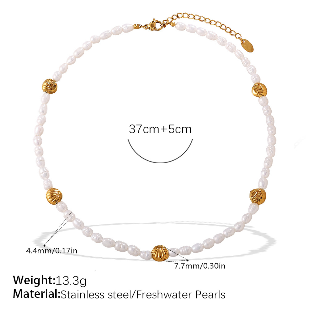 Collar de perlas de agua dulce XL823WEG