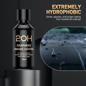 Kit de Revestimiento Cerámico de Grafeno Premium 20H (70ml) Protección Ultra Brillante de Larga Duración para Autos con Más de 10 Años - Product Image 3