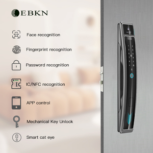 <span class=keywords><strong>เครื่อง</strong></span><span class=keywords><strong>สแกน</strong></span>ตาลายนิ้วมือไบโอเมตริกซ์อัตโนมัติเต็มรูปแบบ3D การจดจำใบหน้าล็อคประตูกล้อง WiFi อัจฉริยะสำหรับการ์ดหน่วยความจำ<span class=keywords><strong>ประตู</strong></span>อลูมิเนียม - Product Image 5