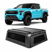 Capot de camionnette léger en aluminium pour Nissan Frontier avec fenêtres coulissantes pour benne de 5 pieds