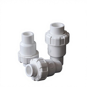 Vanne de contrôle manuelle en <span class=keywords><strong>PVC</strong></span> avec joint en PTFE pour conduites d'eau, sens unique, <span class=keywords><strong>anti</strong></span>-retour, taille de port 32 mm - Product Image 5
