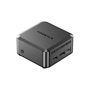 Nueva Mini PC Portátil N100 con Tipo-C DP Completo para Pantalla 4K, M.2 2242 SATA NVMe SSD, LPDDR5 12G, Win 11, Señalización Digital - Product Image 1