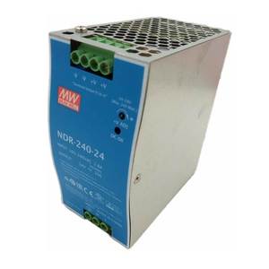 Fuente de Alimentación de Riel DIN NDR-240-24 de Salida Única 240W 24V - Product Image 3