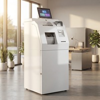Détecteur de faux billets professionnel Jinrui CDM-9000C avec lecteur de cartes et clavier pour machine de dépôt de fonds bancaire