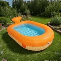 Piscine gonflable transfrontalière en stock, en PVC épaissi et écologique, pour enfants, piscine à balles, origine Jiangmen