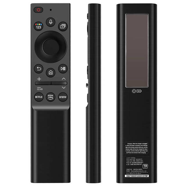BN59-01357L Rechargeable Solar Cell Voice Remote Control Universal Work for Samsung Smart TV 2021 QLED