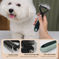 Kit de toilettage professionnel pour animaux de compagnie 8 en 1 Ensemble de toilettage pour chiens et chats Coupe-ongles Épilation Peigne Ciseaux Brosse de bain Outils de voyage