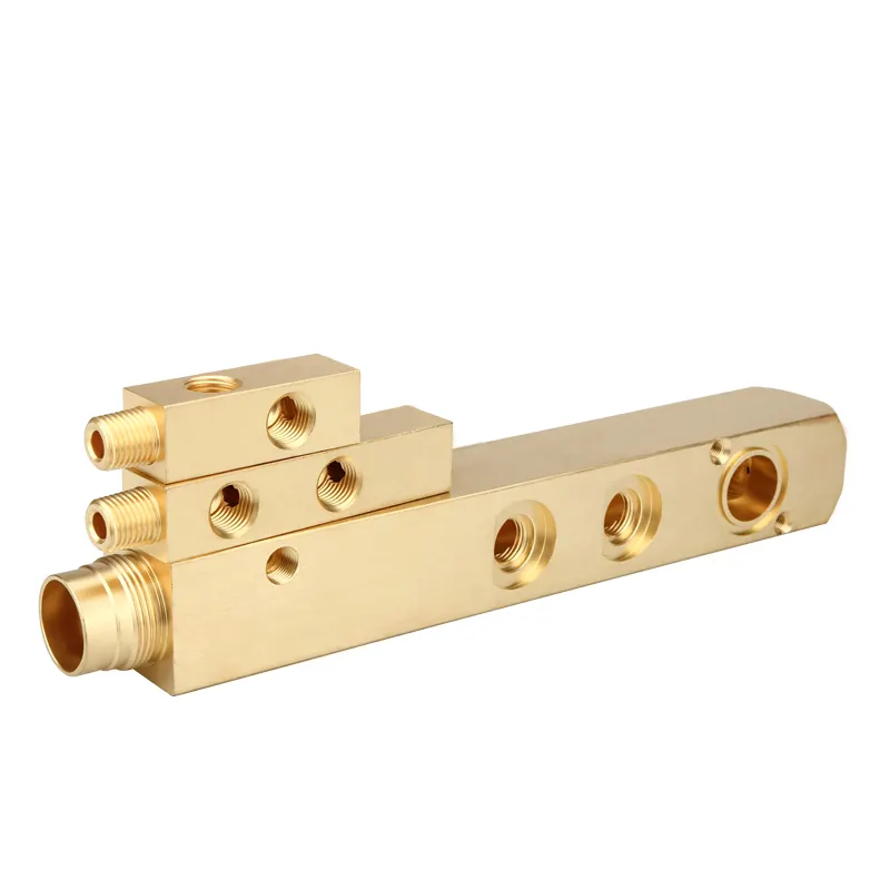 Functional Customized Brass high-precision CNC Turning Parts NPT Male female hydraulic adapter NPT thread brass pipe fittings