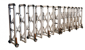 Hướng dẫn sử dụng gấp hàng rào an ninh đường nhôm có thể thu vào hàng rào đứng cửa trượt hàng rào lan can hàng rào mở rộng - Product Image 3