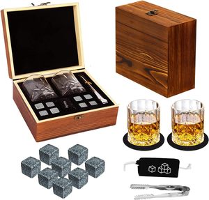 Wooden Box Whiskey Stones <strong>Gift</strong> Set Whiskey Glass Set <strong>Gift</strong> Box Whiskey Glass Set <strong>Gifts</strong> for Men - Product Image 1