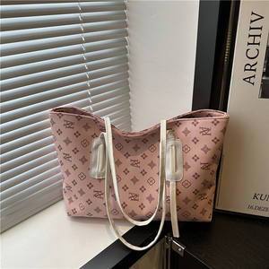 Sac fourre-tout de luxe à grande capacité, nouvelle mode 2025, en cuir PU, sacs à main pour femmes, bandoulière unique, fermeture à glissière, toutes saisons - Product Image 2