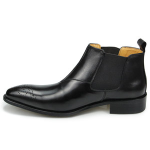 <span class=keywords><strong>Chelsea</strong></span> <span class=keywords><strong>uomo</strong></span> in vera pelle stivaletti eleganti oxford ufficio affari nero scarpe da caffè per inverno/primavera stivali <span class=keywords><strong>uomo</strong></span> - Product Image 5