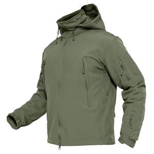 Veste coupe-vent OEM Homme Extérieur Tactique Softshell Imperméable Tactique à capuche Veste pour homme - Product Image 3