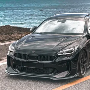 ชุดแต่งสปอยเลอร์กันชนหน้ารถยนต์ Stinger ปี 2018 ถึง 2023 แบบ 3 ชิ้น - Product Image 6