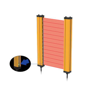 Cortina de Luz de Seguridad Senpum, 28 Ejes de Luz, 540 mm de Altura, Medición en Exteriores, Sensor de Cortina de Luz con Área de Escaneo Infrarroja - Product Image 3