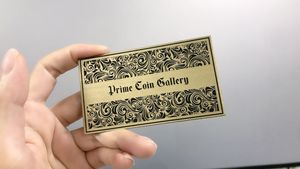 Tarjeta de Visita de Lujo con Grabado Personalizado, Papel de Algodón, Impresión Offset, Cartón Kraft Dúplex, Estampado en Caliente con Lámina - Product Image 2
