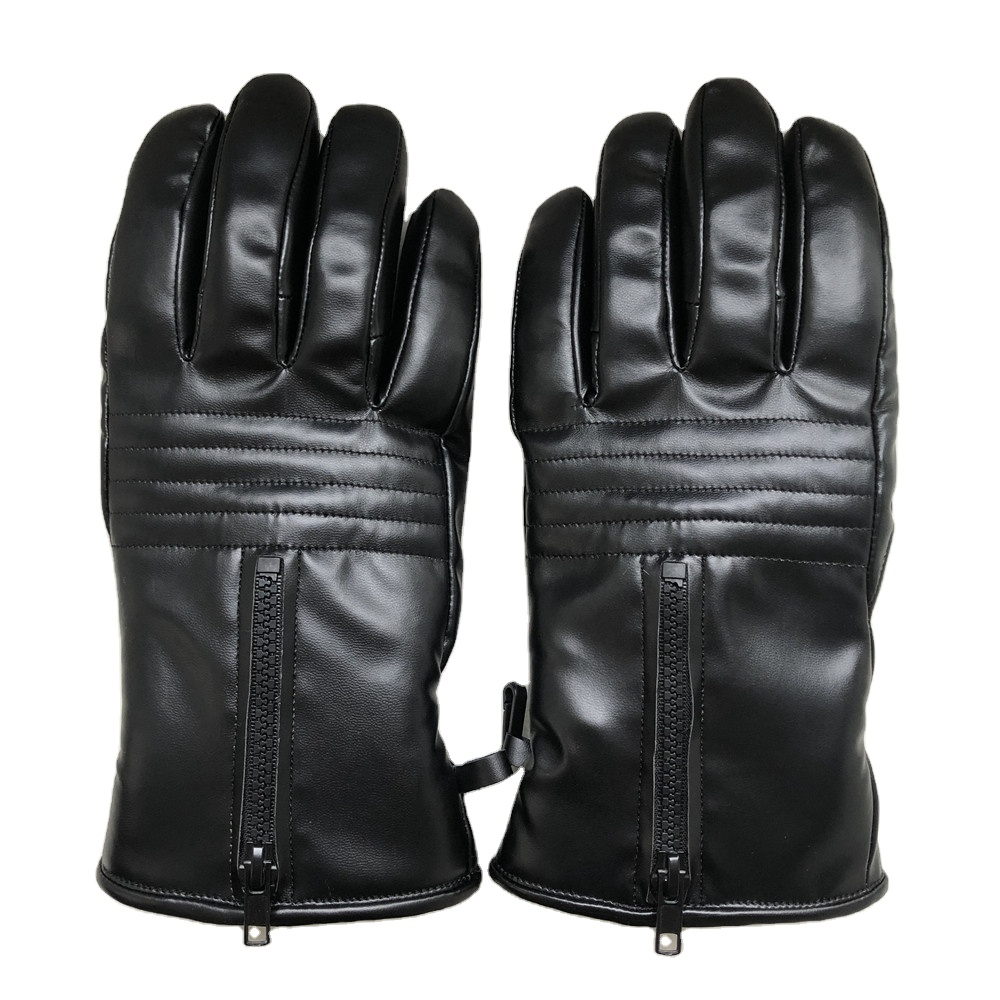 Мужские лыжные перчатки для сноуборда из искусственной кожи на заказ, Детские высококачественные защитные перчатки для запястья с меховой подкладкой, сверхпрочные перчатки для сноуборда для мужчин