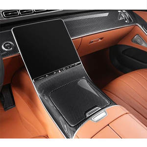 ชุดอุปกรณ์ตกแต่งภายในรถยนต์คาร์บอนไฟเบอร์สำหรับ <span class=keywords><strong>Mercedes</strong></span> Benz <span class=keywords><strong>S</strong></span> Class 2021 <span class=keywords><strong>2022</strong></span> 2023 2024 2025 S400L/450/<span class=keywords><strong>500</strong></span>/S480ชิ้นส่วนรถยนต์ - Product Image 3