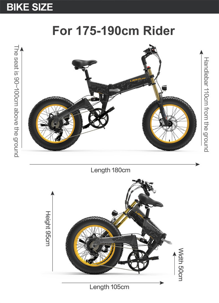 Real Of Sweden - Kraftfull 1000W motor Elcykel MTB