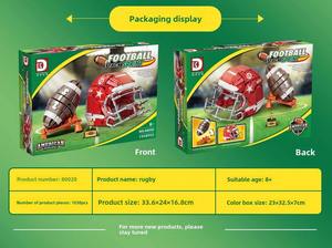 80020 Sports Baseball Series Small-Particle Children ABS Plastic <b>Building</b> <b>Blocks</b> DIY Assembly Gift Compatible for - Product Image 4