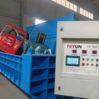 Presse à balles hydraulique horizontale pour ferraille métallique, compacteur de carrosseries de voitures, presse à balles pour le recyclage de la ferraille et des déchets de voitures