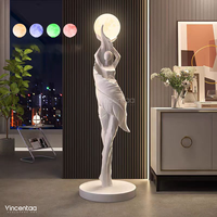Vincentaa Moderne Intérieur De Luxe Décor Sculpture Femme Éclairage Hôtel Sculpture En Gros