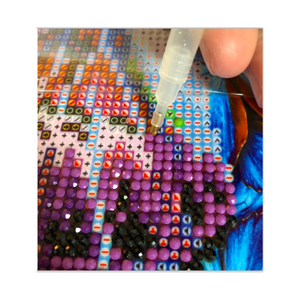 Pour Chenistory DZDP748 Offre Spéciale enfants Art Kit 5D diamant peinture courte charpie toile <span class=keywords><strong>dessin</strong></span> <span class=keywords><strong>animé</strong></span> image abstraite Animal pleine perceuse - Product Image 5