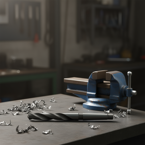 Fervi Tapered Shank Twist <b>Drill</b> <b>Bit</b> 10mm For Metal Drilling - Product Image 3