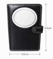 Carnet de notes en cuir personnalisé de haute qualité Longli A5/A4, reliure spirale, impression UV, promotion personnalisée