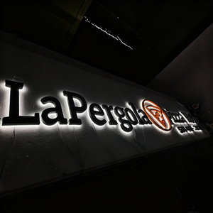 Cá nhân đèn Led thư tùy chỉnh kim loại cửa hàng Backlit 3D chiếu sáng tiếp nhận dấu hiệu kinh doanh - Product Image 4