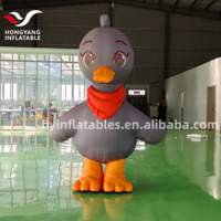 Ballon publicitaire gonflable durable en forme de personnage de dessin animé : Mère Canard