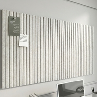 Fabricant en gros de panneaux muraux multifonctionnels en liège et feutre, carrés, 48x24 pouces, épaisseur personnalisée, pour décoration artistique et messages