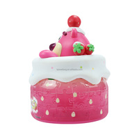 Personnalisé Anime 3D PVC Poupée Mignon Ours Cadeau de Noël Jouet Unisexe PVC Boîte Aveugle En Plastique Mystère Figure Fraise Ours Dessin Animé