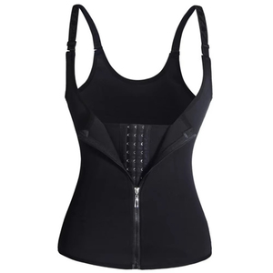 Top Moldeador de Cintura para Mujer con Cremallera, Control de Abdomen, Sin Mangas, Ropa Deportiva, Prenda Interior Moldeadora - Product Image 1