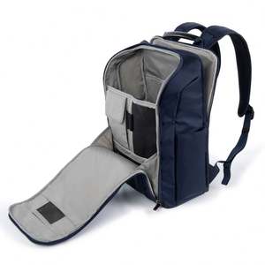 Daily Fashion Slim Backpack <b>for</b> <b>Men</b> Women Zipper Closure Convenient Carry-<b>On</b> Laptop Bag Polyester Lining Fits Laptops Tablets - Product Image 2