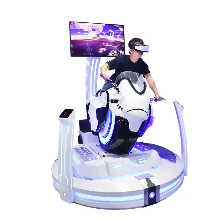 Moto Sim Gaming Vr, véhicule de course Vr, véhicule de réalité virtuelle 9D, Moto de course