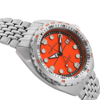 Montre mécanique personnalisée de haute qualité, fonction automatique de date, matériau en acier inoxydable, style de cadran rétro