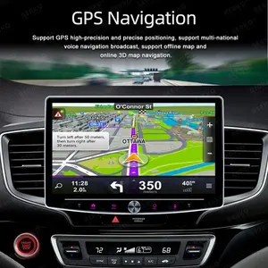 Универсальный 1 Din 10,1 ''однодиновый Поворотный на 360 градусов Android автомобильный радиоприемник Wifi GPS Autoradio аудио стерео