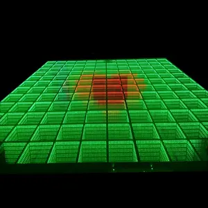 3D specchio senza fili evento di nozze fase pista da ballo led decorazioni di luce